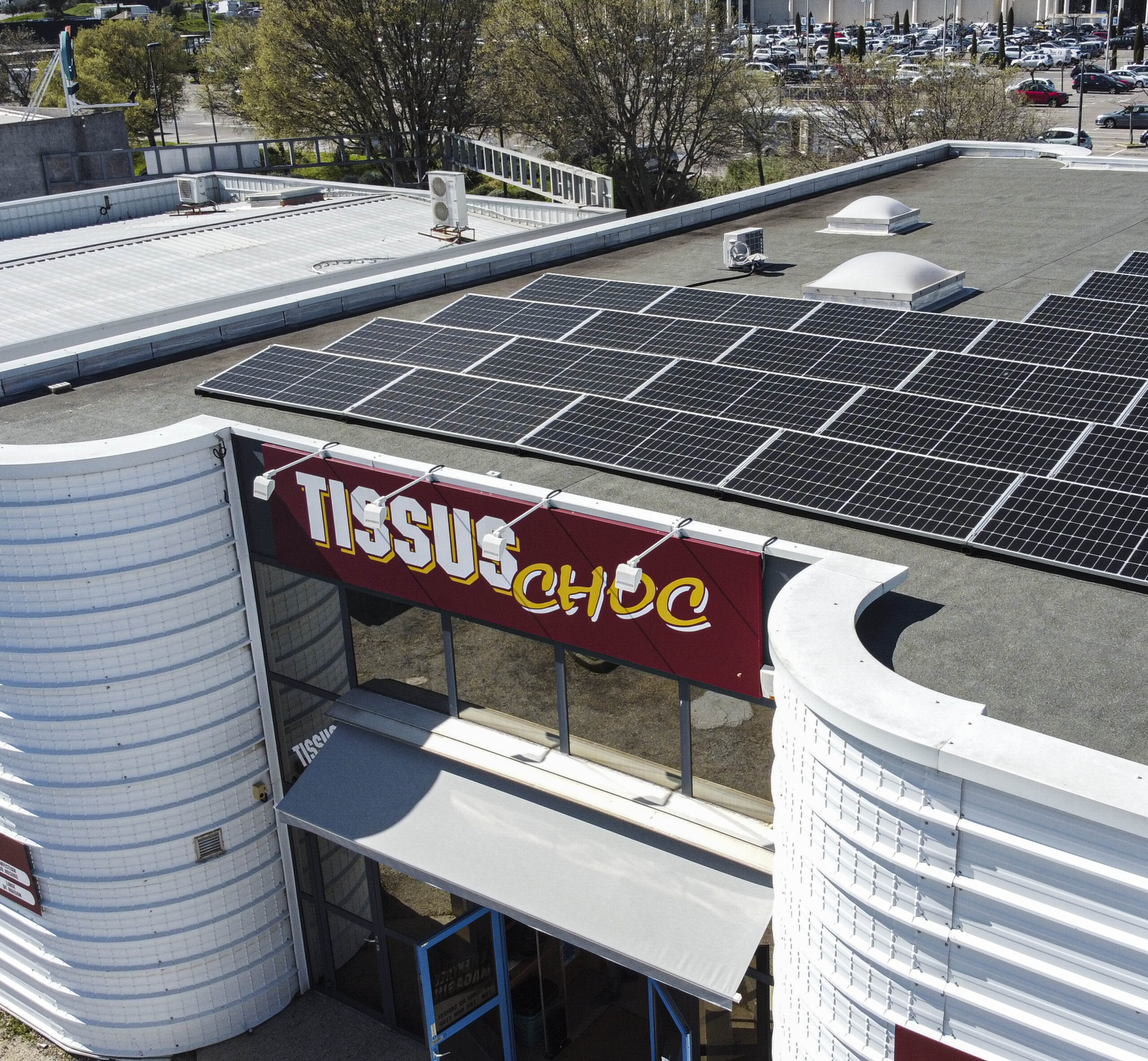 Tissus choc photovoltaïque